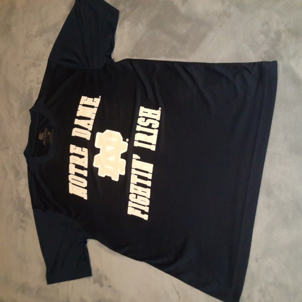 Men's Colosseum Notre Dame Fighting Irish Athletic Short Sleeve